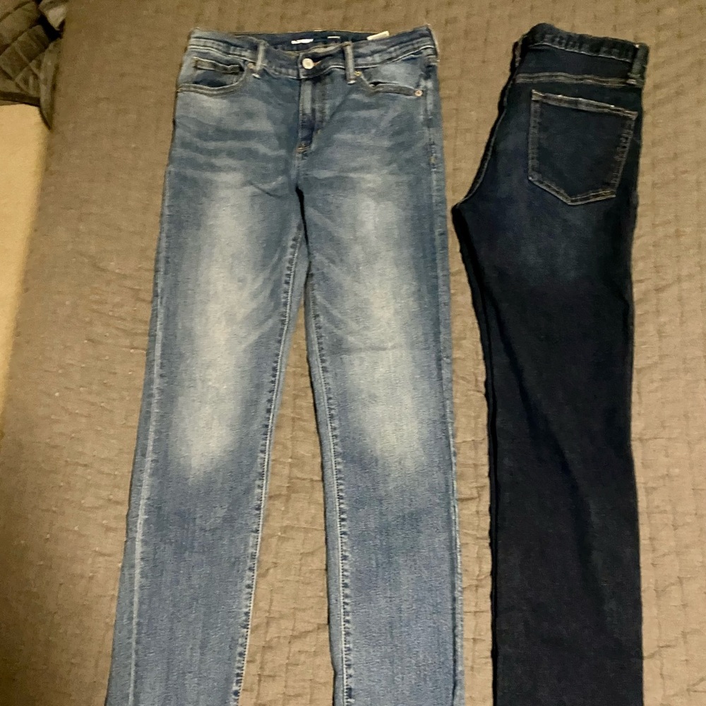 Old Navy built in flex (stretch) boys jeans size 16 skinny 💙